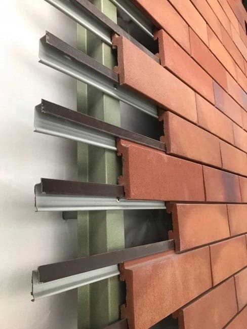 Dry Cladding Method Brick Dry Cladding System by Citadel | Durable Facade Solution